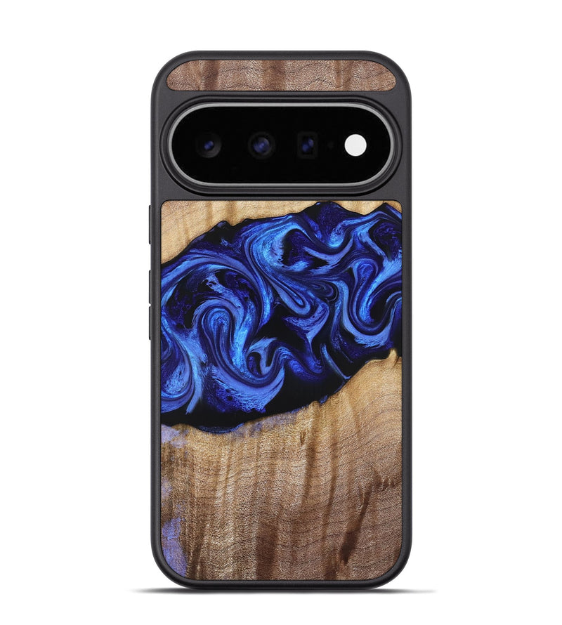 Pixel 11 Pro Wood Phone Case - Manilla (Blue, 829384)