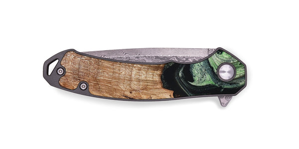 EDC Wood Pocket Knife - Maximus (Green, 829389)