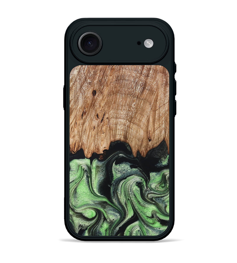 iPhone 17 Air Wood Phone Case - Maximus (Green, 829389)