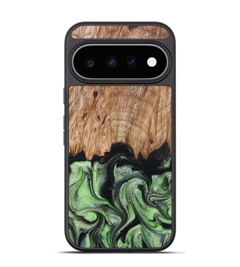 Pixel 11 Pro Wood Phone Case - Maximus (Green, 829389)