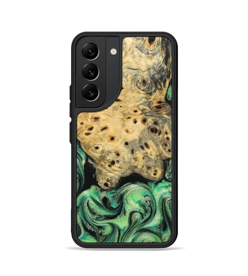Galaxy S22 Wood Phone Case - Stella (Green, 829394)