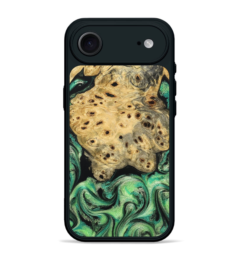 iPhone 17 Air Wood Phone Case - Stella (Green, 829394)