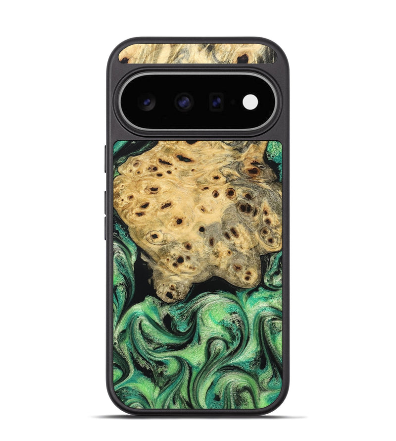 Pixel 11 Wood Phone Case - Stella (Green, 829394)