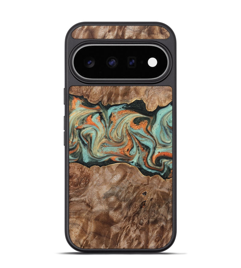 Pixel 11 Pro Wood Phone Case - Brandyn (Green, 829395)
