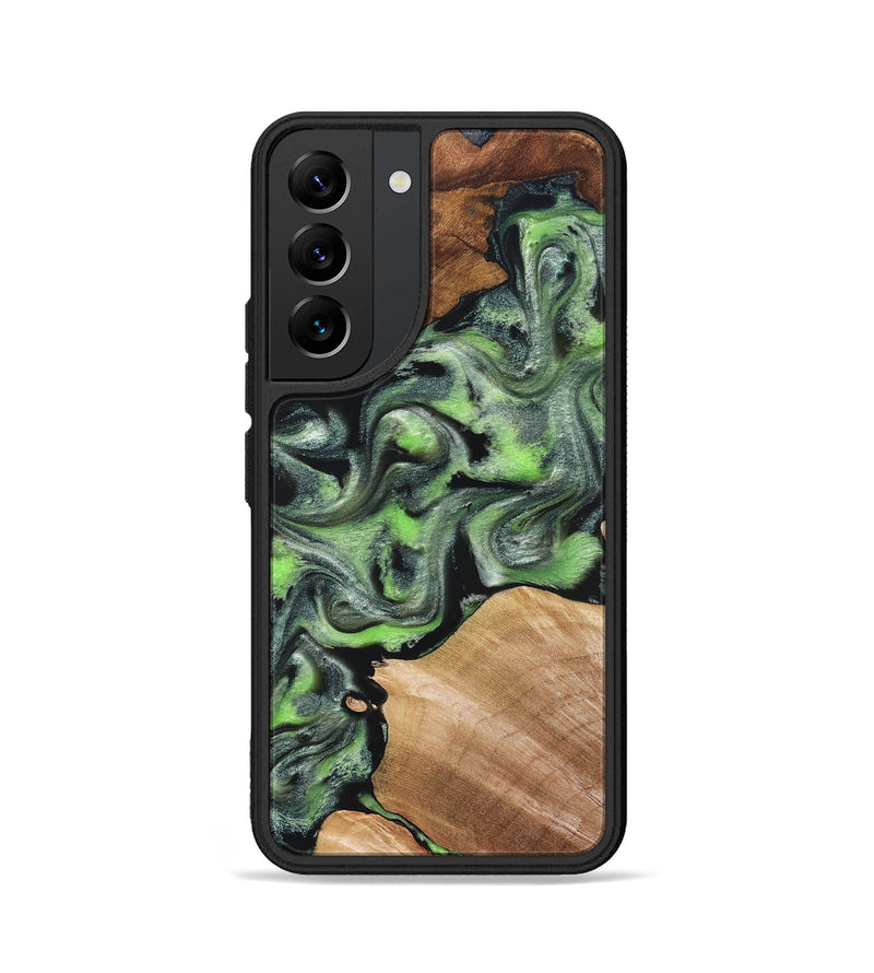 Galaxy S22 Wood Phone Case - Roni (Green, 829396)