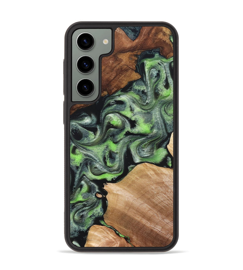 Galaxy S23 Plus Wood Phone Case - Roni (Green, 829396)
