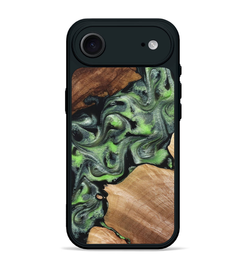iPhone 17 Air Wood Phone Case - Roni (Green, 829396)