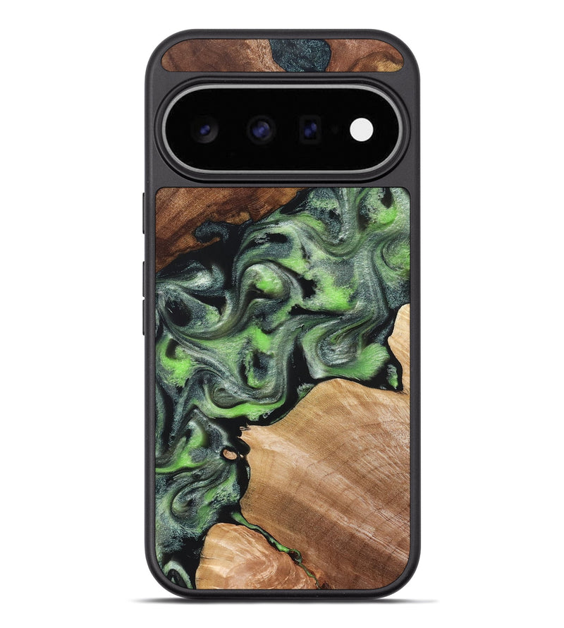 Pixel 11 Pro XL Wood Phone Case - Roni (Green, 829396)
