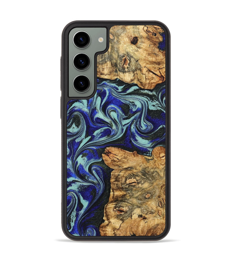 Galaxy S23 Plus Wood Phone Case - Ina (Blue, 829397)
