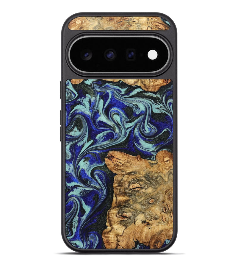 Pixel 11 Pro XL Wood Phone Case - Ina (Blue, 829397)