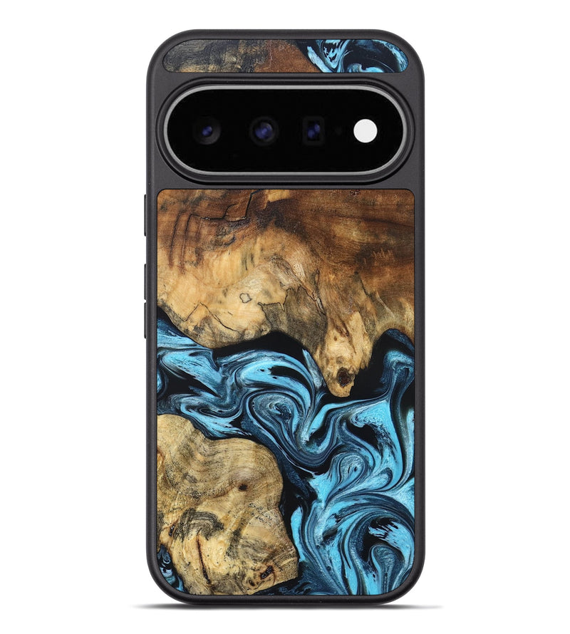 Pixel 11 Pro XL Wood Phone Case - Lum (Blue, 829400)