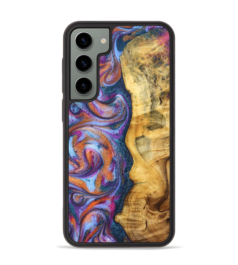 Galaxy S23 Plus Wood Phone Case - Tiara (Blue, 829402)