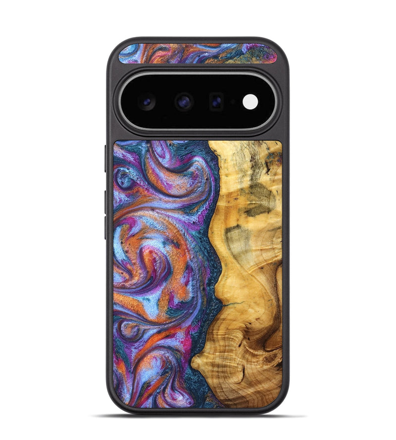 Pixel 11 Wood Phone Case - Tiara (Blue, 829402)