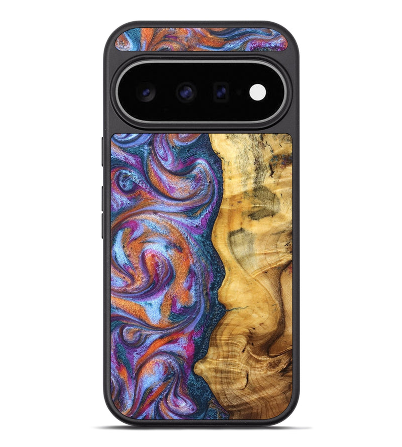 Pixel 11 Pro XL Wood Phone Case - Tiara (Blue, 829402)