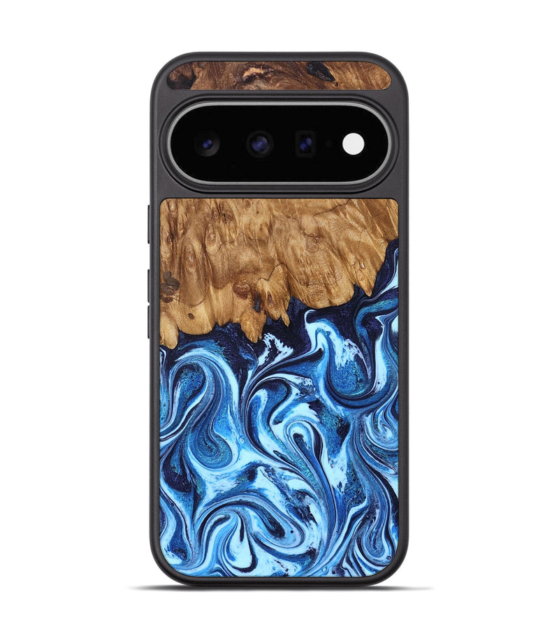 Pixel 11 Wood Phone Case - Tracey (Blue, 829403)