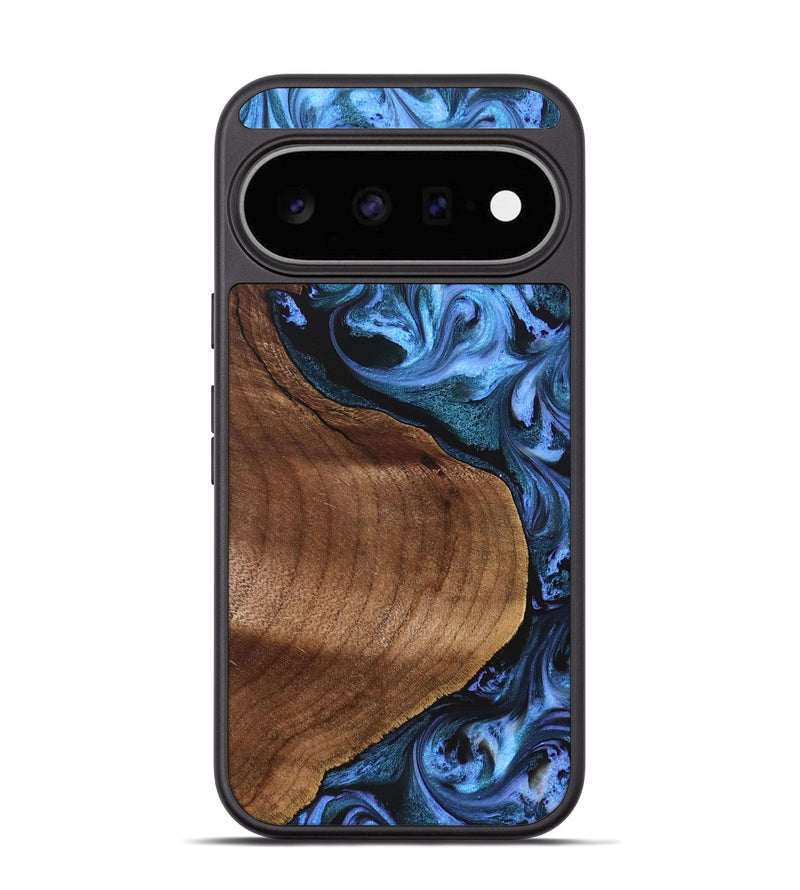 Pixel 11 Wood Phone Case - Mahlon (Blue, 829407)