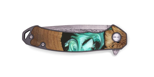 EDC Wood Pocket Knife - Jamir (Green, 829420)