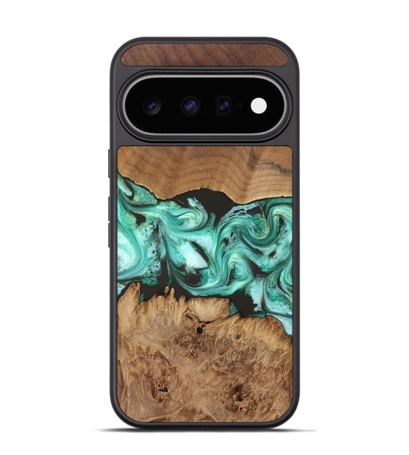 Pixel 11 Pro Wood Phone Case - Jamir (Green, 829420)
