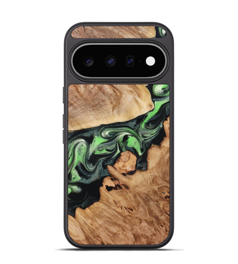 Pixel 11 Wood Phone Case - Adelina (Green, 829423)