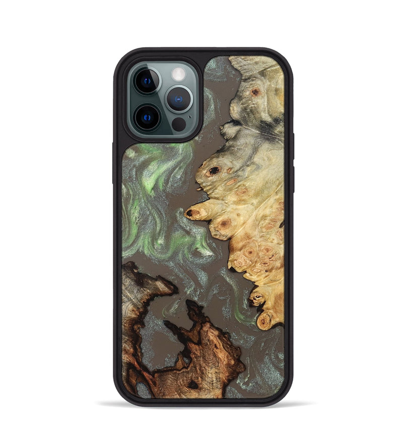 iPhone 12 Pro Wood Phone Case - Kylo (Green, 829427)