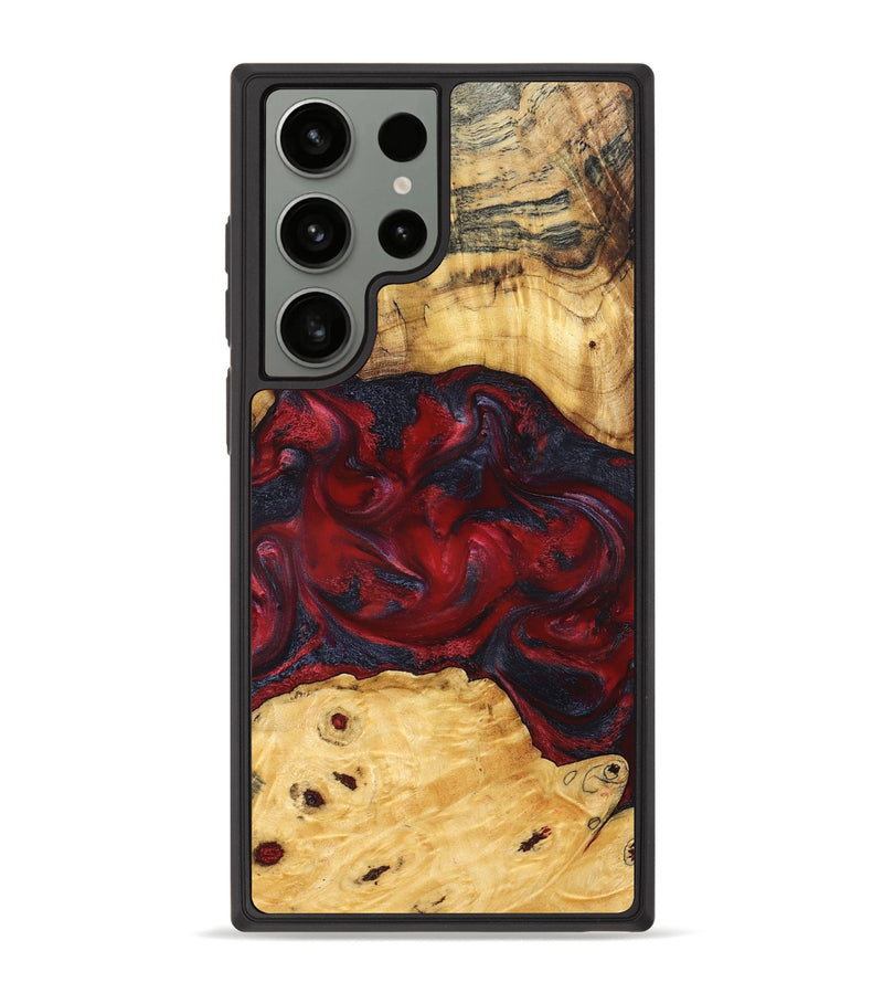 Galaxy S23 Ultra Wood Phone Case - Geneva (Red, 829431)