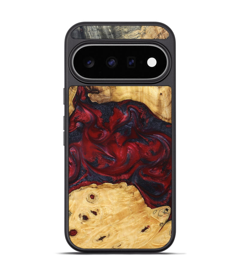 Pixel 11 Pro Wood Phone Case - Geneva (Red, 829431)