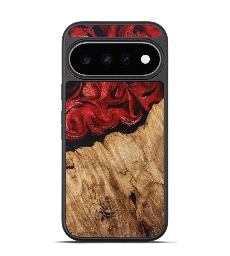 Pixel 11 Wood Phone Case - Nira (Red, 829435)