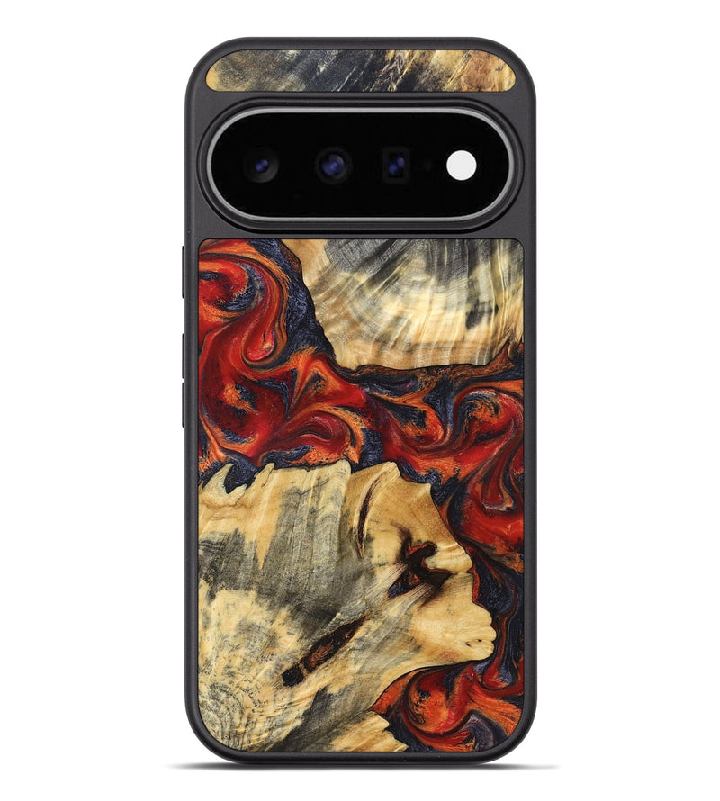 Pixel 11 Pro XL Wood Phone Case - Dorris (Red, 829438)