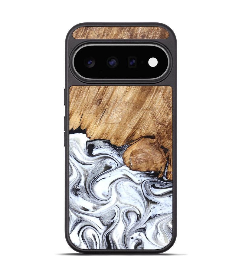 Pixel 11 Wood Phone Case - Taft (Black & White, 829450)