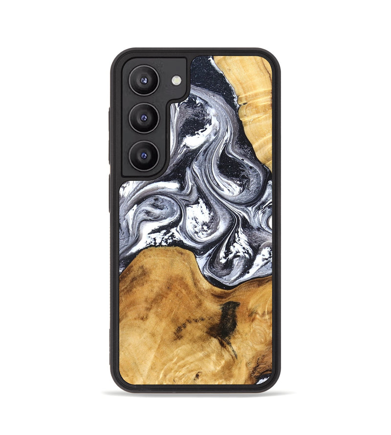 Galaxy S23 Wood Phone Case - Alexis (Black & White, 829453)