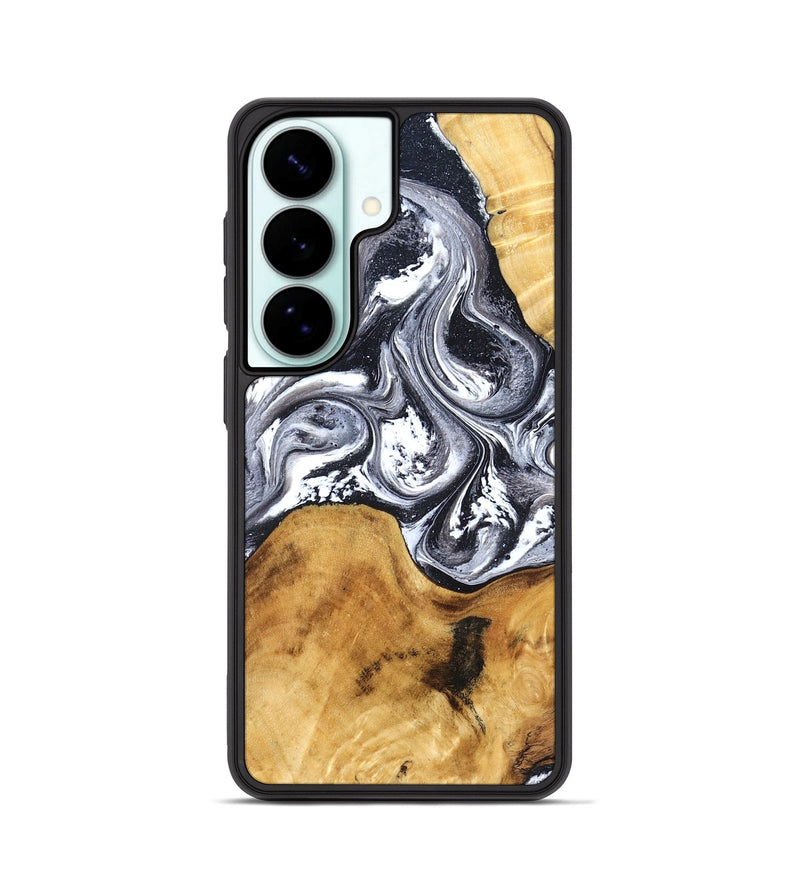 Galaxy S26 Wood Phone Case - Alexis (Black & White, 829453)