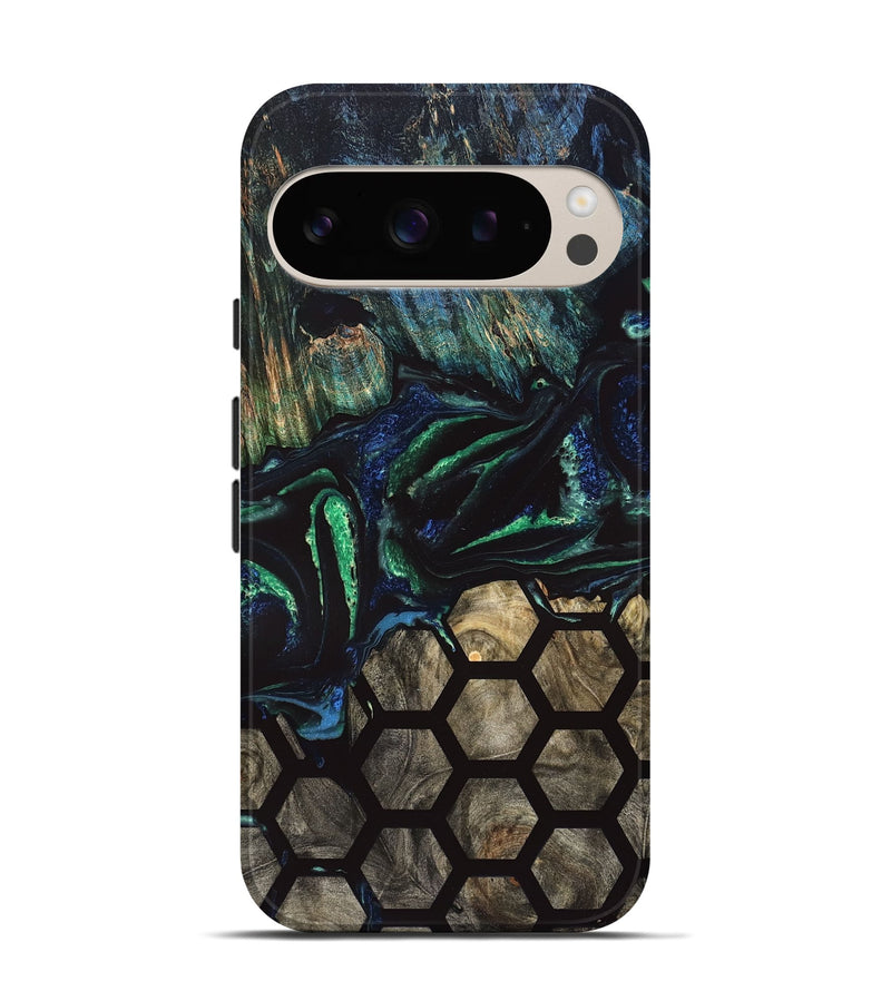 Pixel 9 Wood Live Edge Phone Case - Shasta (Pattern, 829458)