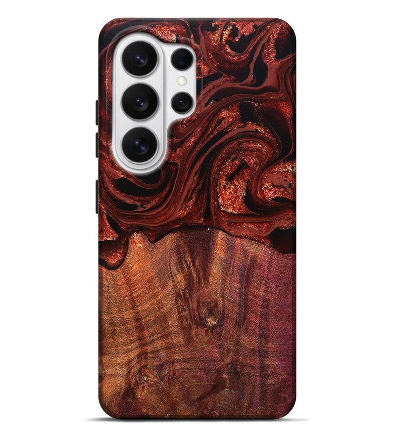 Galaxy S26 Ultra Wood Live Edge Phone Case - Xyla (Red, 829459)
