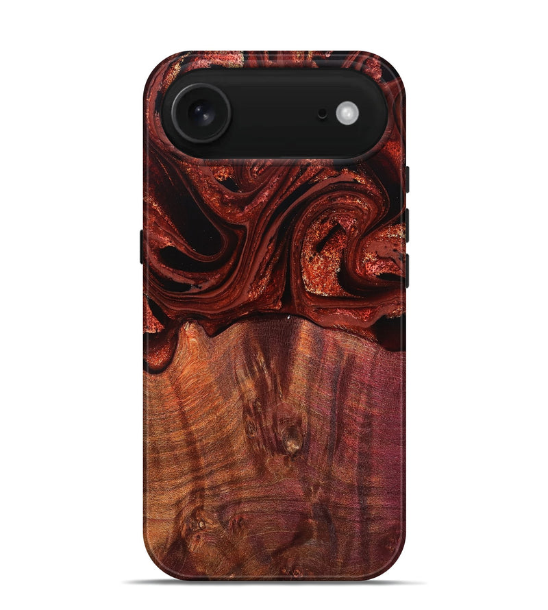 iPhone 17 Air Wood Live Edge Phone Case - Xyla (Red, 829459)