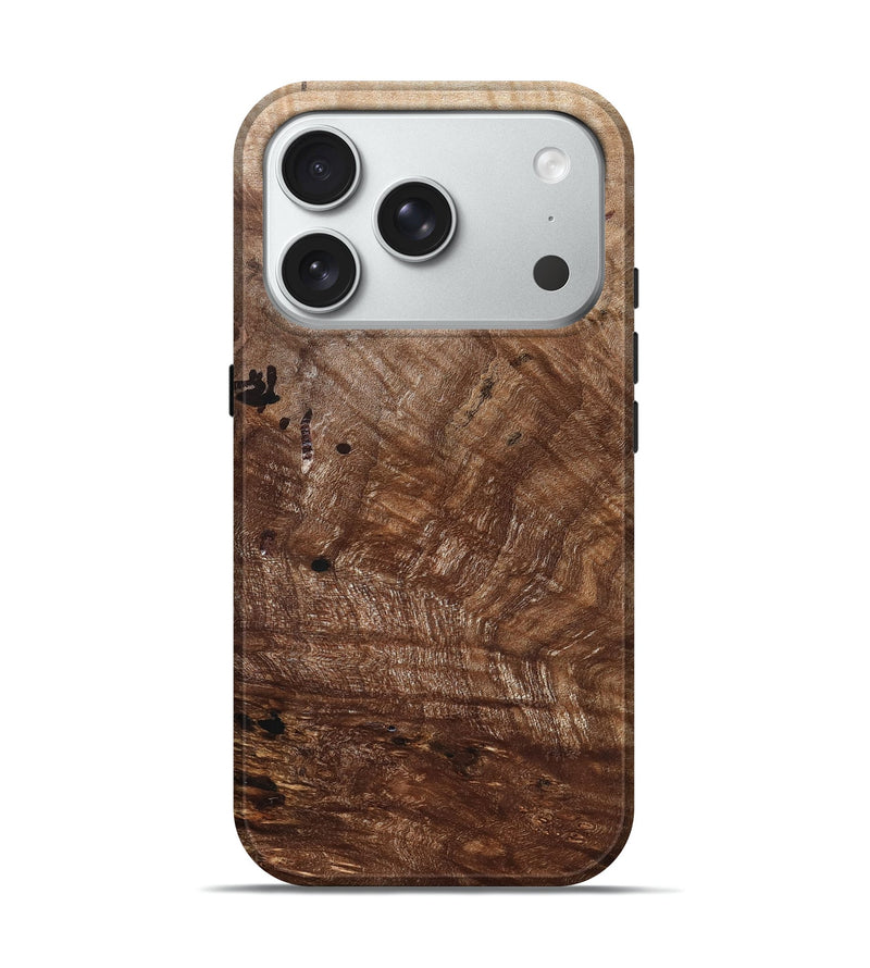 iPhone 18 Pro Wood Live Edge Phone Case - James (Solid Wood, 829466)