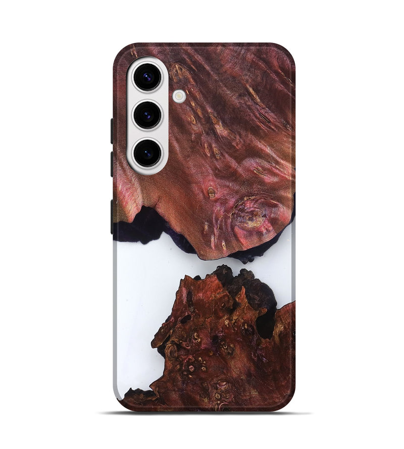Galaxy S25 Wood Live Edge Phone Case - Kanye (Clear, 829471)