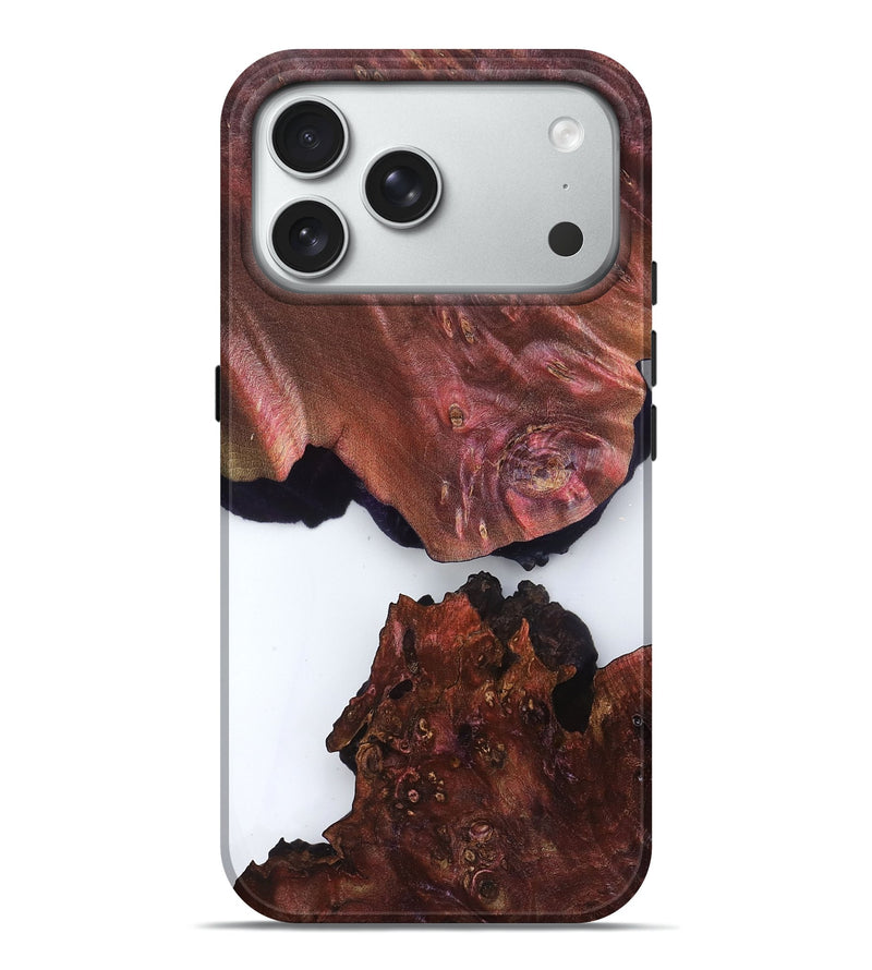 iPhone 18 Pro Max Wood Live Edge Phone Case - Kanye (Clear, 829471)