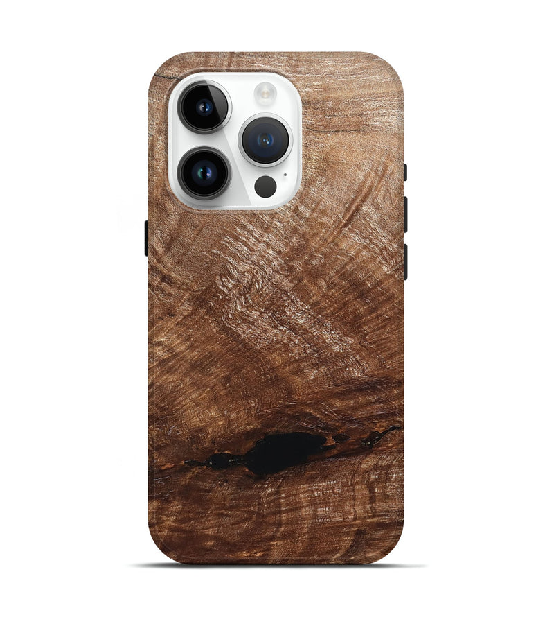 iPhone 15 Pro Wood Live Edge Phone Case - Amirah (Solid Wood, 829474)