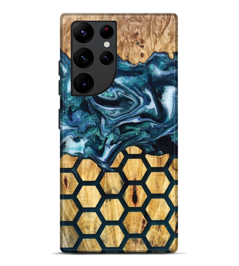 Galaxy S22 Ultra Wood Live Edge Phone Case - Leora (Pattern, 829475)