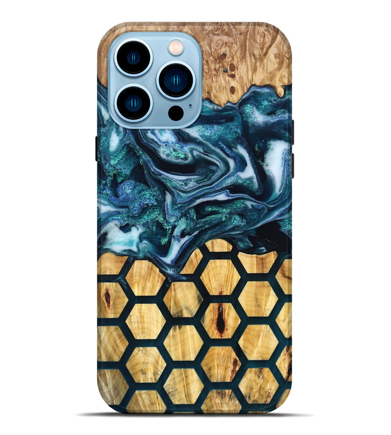 iPhone 14 Pro Max Wood Live Edge Phone Case - Leora (Pattern, 829475)