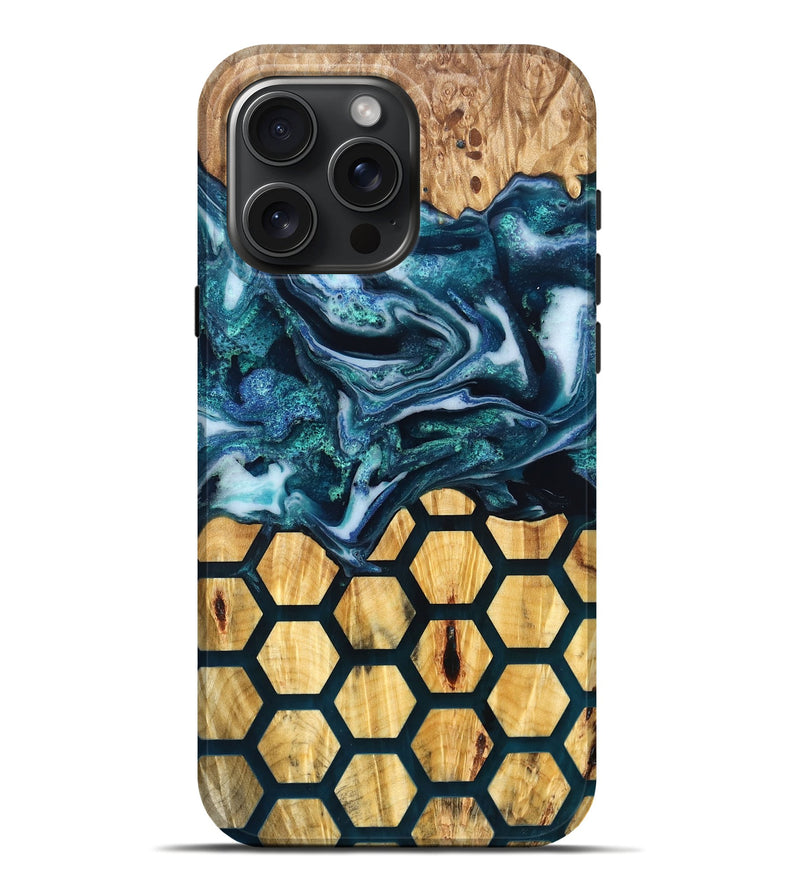 iPhone 16 Pro Max Wood Live Edge Phone Case - Leora (Pattern, 829475)