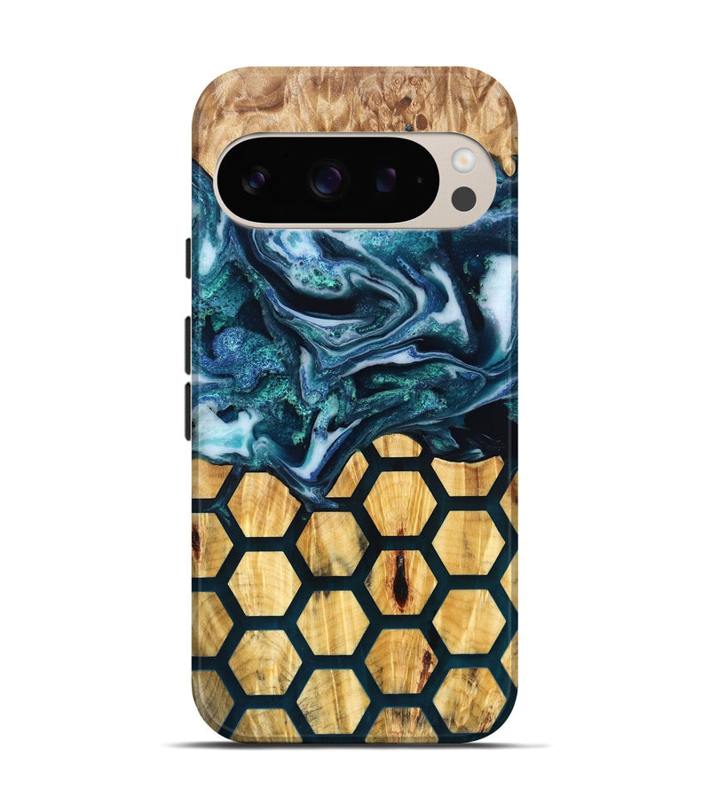 Pixel 9 Wood Live Edge Phone Case - Leora (Pattern, 829475)