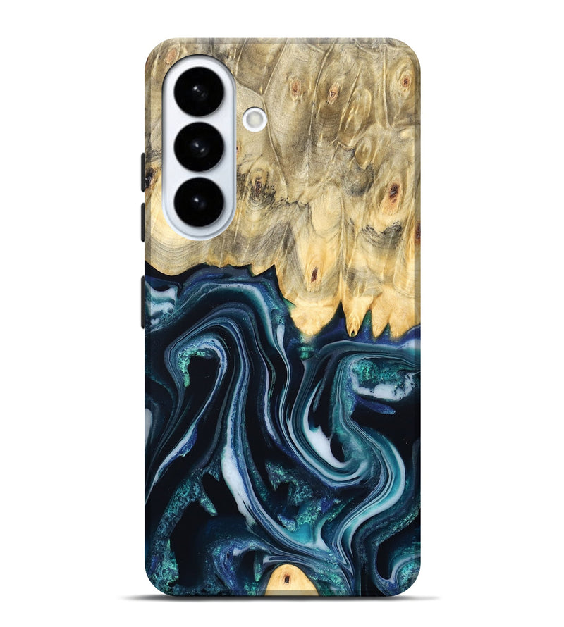 Galaxy S26 Plus Wood Live Edge Phone Case - Esta (Blue, 829480)