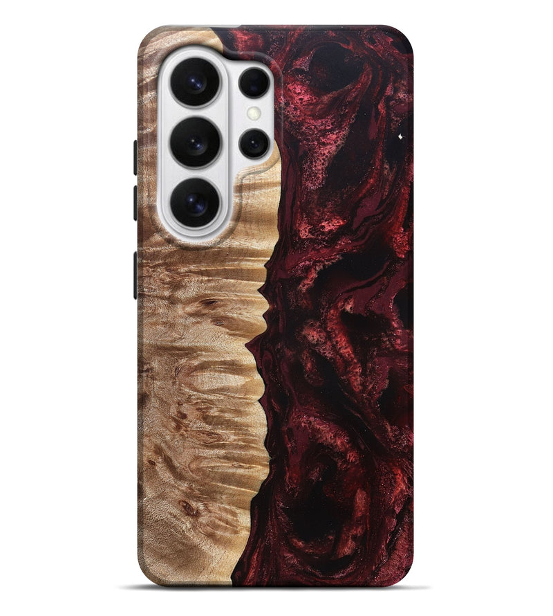 Galaxy S26 Ultra Wood Live Edge Phone Case - Saint (Red, 829482)