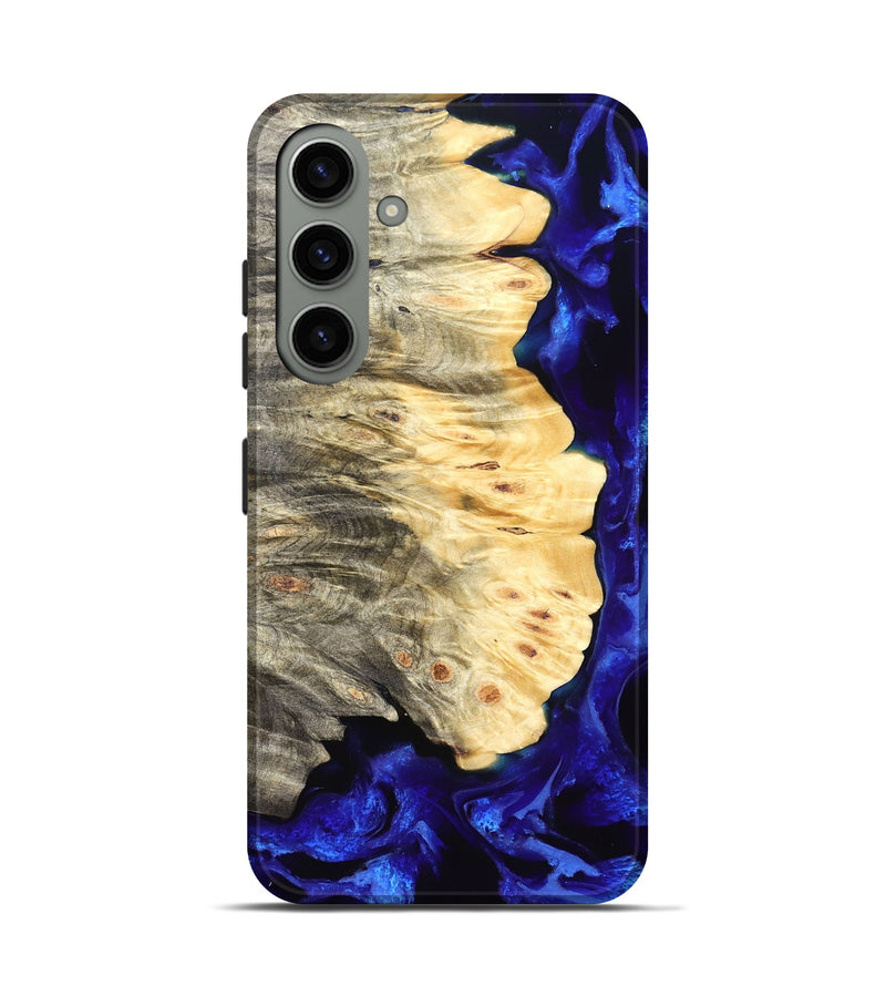 Galaxy S24 Wood Live Edge Phone Case - Gay (Blue, 829485)
