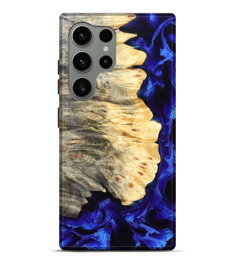 Galaxy S24 Ultra Wood Live Edge Phone Case - Gay (Blue, 829485)