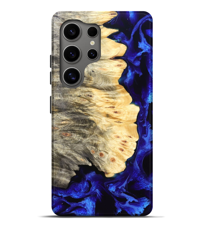 Galaxy S25 Ultra Wood Live Edge Phone Case - Gay (Blue, 829485)