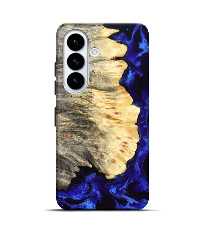 Galaxy S26 Wood Live Edge Phone Case - Gay (Blue, 829485)