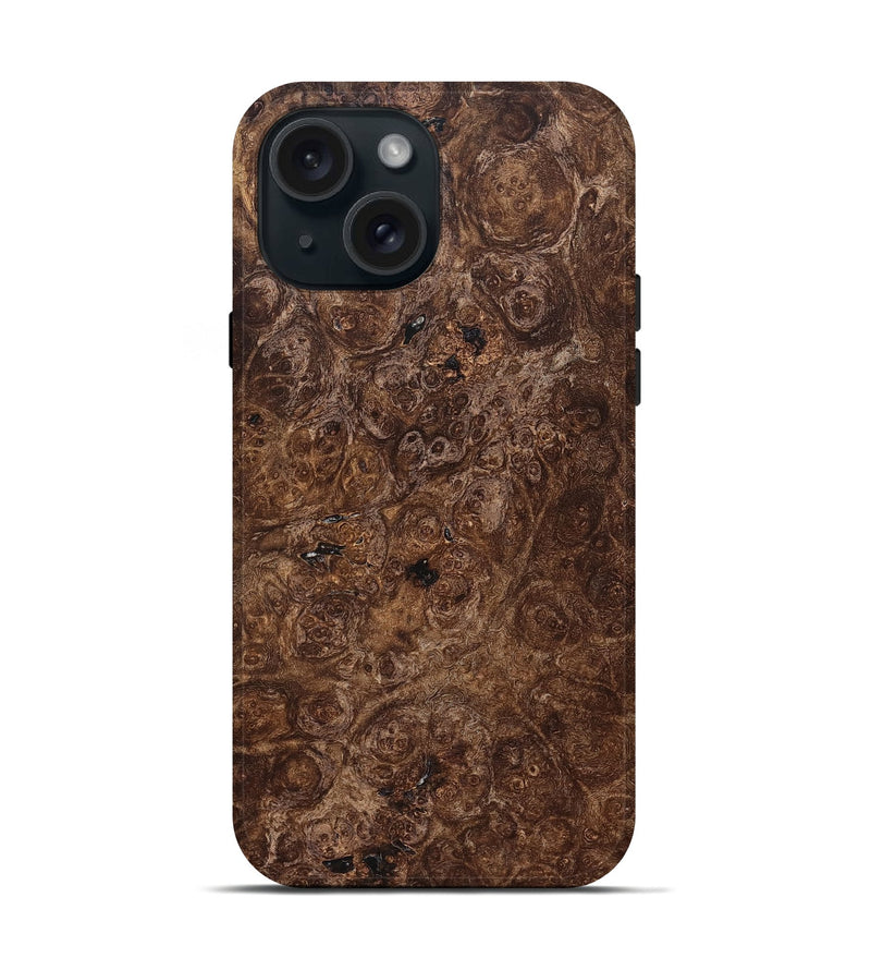 iPhone 15 Wood Live Edge Phone Case - Gustave (Solid Wood, 829489)
