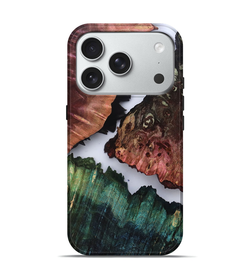iPhone 18 Pro Wood Live Edge Phone Case - Elowyn (Clear, 829493)